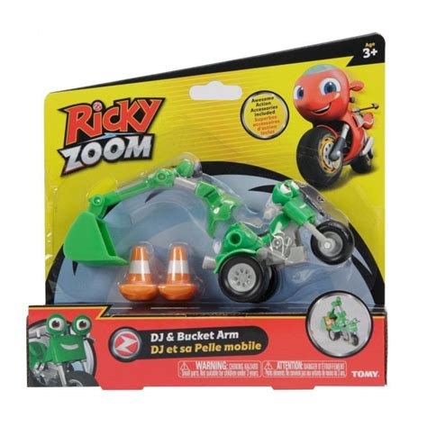 Ricky Zoom Dj And Bucket Arm Vehicle And Action Accessory Set