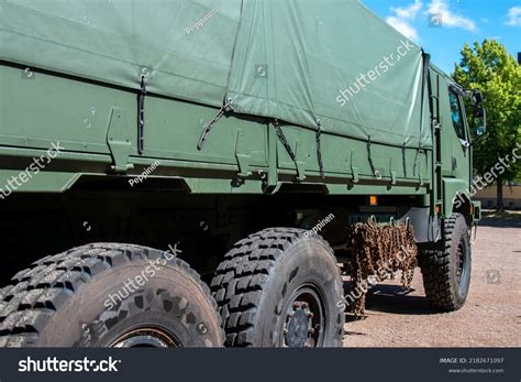 Heavy Camouflage Painted Military Truck Stock Photo 2182671097 | Shutterstock