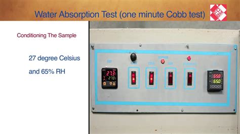 Water Absorption Test Demo YouTube