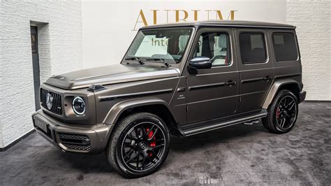 2021 Mercedes Benz G63 AMG G Manufaktur Monza Grau Magno Nappa