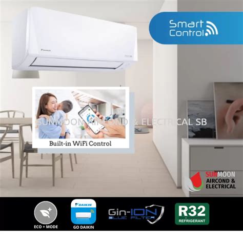 Aircond Daikin R32 Premium Non Inverter Wifi 1 0hp 1 5hp 2 0hp 2