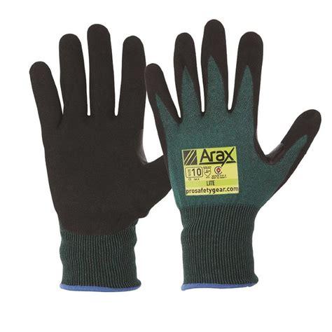 Pro Choice Arax Green Nitrile Sand Dip Palm Gloves Stw Industrial