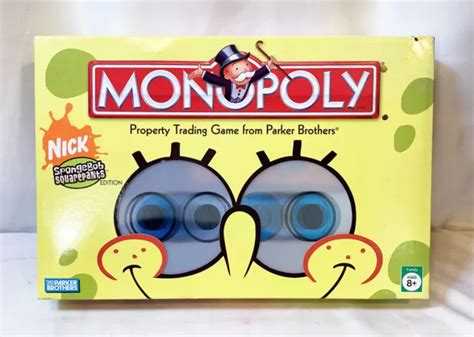 Monopoly Spongebob Squarepants Edition 2005 Nickelodeon Krusty Krab