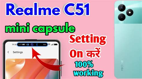 Realme C Mini Capsule Settings Realme C Mini Capsule Youtube