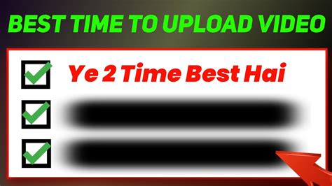 Short Upload Karne Ka Ye Hai Shi Time Best Time Upload Youtube Shorts