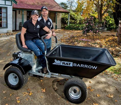 The Rat Barrow Is The World S First Ride On Motorized Wheelbarrow