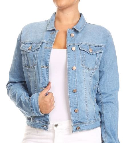 Campera Jean Mujer Dama Elastizada Urbana Moda Clasicas Avellaneda Online