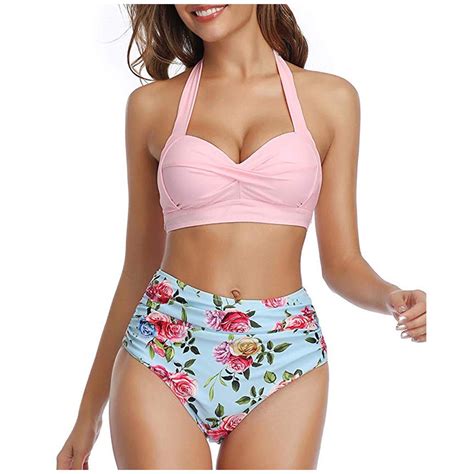 Cacommark Pi Clearance Bikini Sets For Women Bathing Suits Two Piece