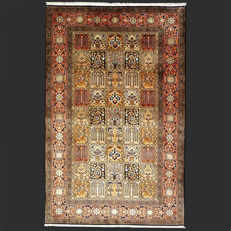 India Srinagar Silk Rug 6 X 4 JOZAN