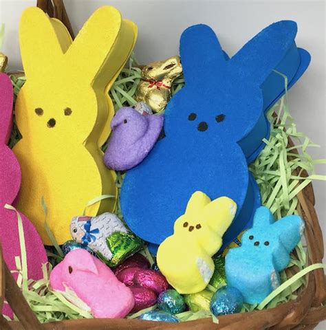 Diy Peeps Bunny Box For Spring Paper Glitter Glue