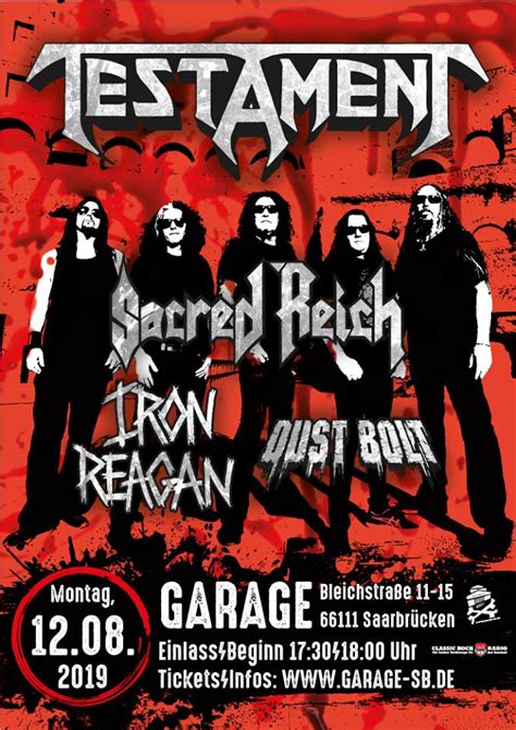 Event Testament - 12/08/2019 - Saarbrücken - Garage - Germany