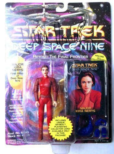 Nana Visitor Signed Autograph Action Figure Star Trek Ds9 Kira Nerys