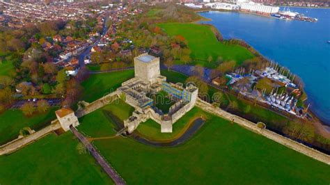 Portchester Castle stock image. Image of hampshire, historic - 83142675