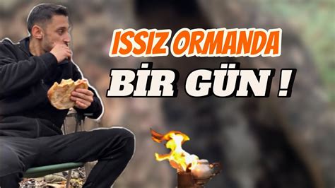 ISSIZ ORMANDA BİR GÜN Doğal Taş üstünde Ekmek Kızartması