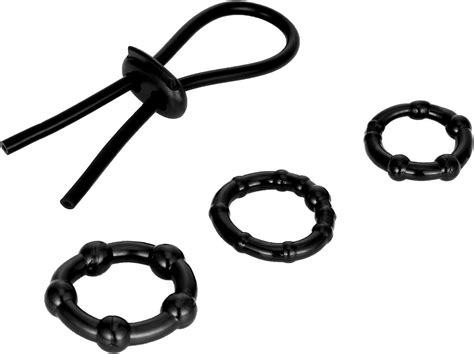 Belmalia Penis Rings Set Sex Toys For Men 3 Soft Silicone Cock Rings