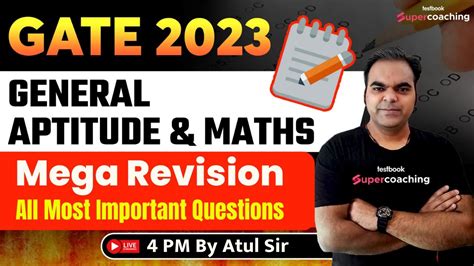 Engineering Mathematics For Gate General Aptitude For Gate