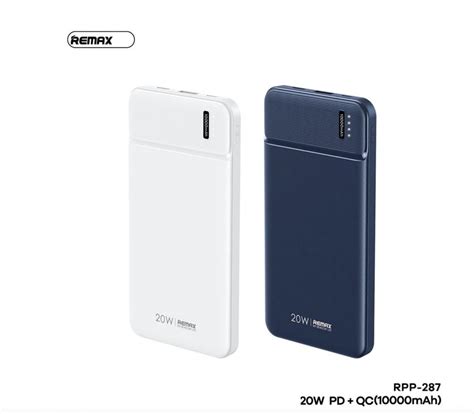 REMAX RPP 287 10000mAh PURE SERIES 20W PD QC MULTI COMPATIBLE FAST