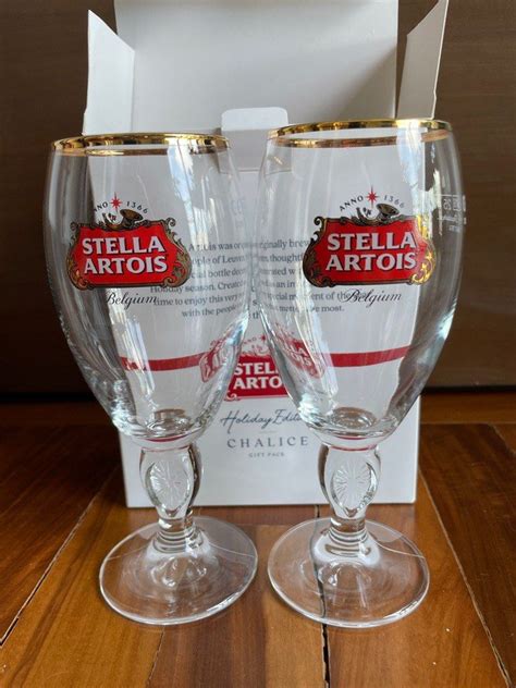 Stella Artois Beer Glasses 2 Pcs 25cl Furniture And Home Living Kitchenware And Tableware