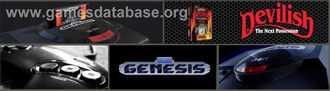 Devilish Sega Genesis Artwork Marquee