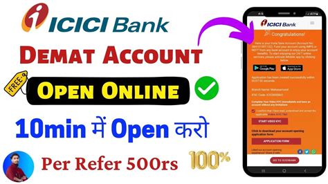 Icici Direct Account Opening How To Open Icici Demat Account