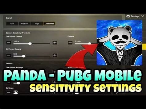 Panda Pubg Mobile Panda Pubg Pro Sensitivity Settings Best