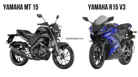 Yamaha YZF-R15 V3 VS Yamaha MT 15 - Price & Key Difference