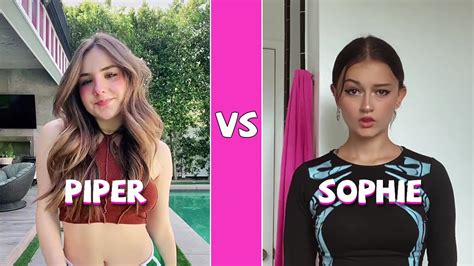 Piper Rockelle Vs Sophie Fergi Tiktok Dances Compilation Youtube