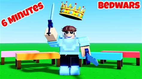 My Fastest Bedwars Solo Match Roblox Youtube