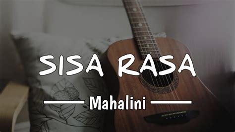 Sisa Rasa Mahalini Lirik Cover By Tami Aulia Youtube