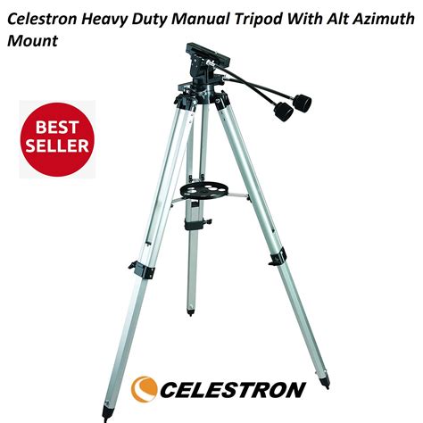 Celestron Heavy Duty Manual Tripod With Alt Azimuth Mount