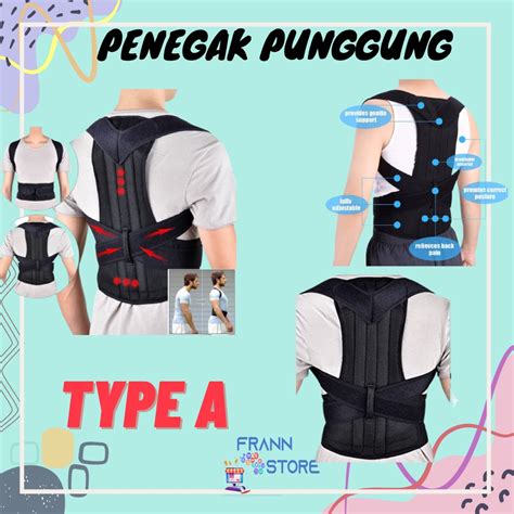 Jual Penyangga Penegak Pembentuk Punggung Badan Posture Support Brace