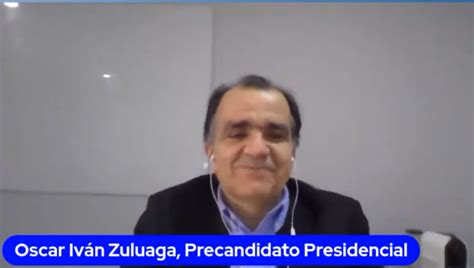 Óscar Iván Zuluaga Es El Candidato Presidencial único Del Centro Democrático