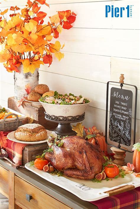 Pier 1 Can Help You Set Up A Thanksgiving Buffet That Will Make