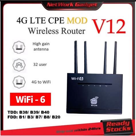 New Modem Modified Unlimited Hotspot V G Lte Router Mod Wifi