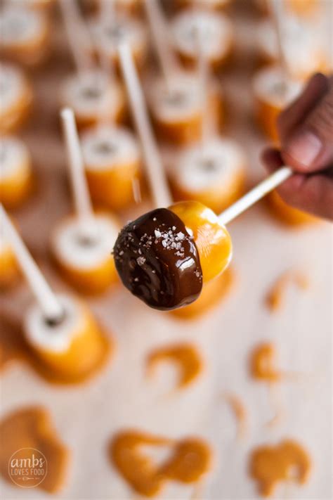 CARAMEL CHOCOLATE MARSHMALLOW POPS – AMBS LOVES FOOD