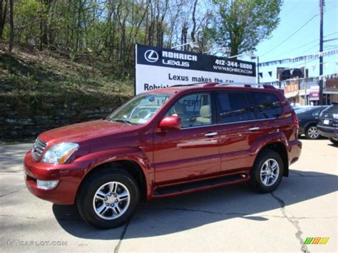 2008 Salsa Red Pearl Lexus Gx 470 28364429 Car Color