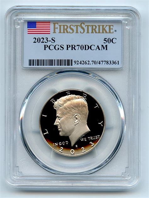 S C Clad Kennedy Half Dollar Pcgs Pr Dcam First Strike Ebay