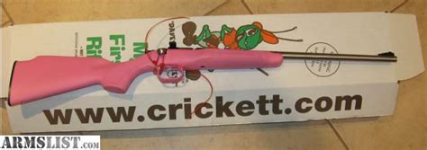 Armslist For Sale Fs Girls Pink And Stainless Davey Cricket 22 Rifle