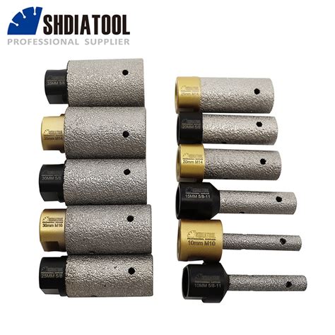 Diamond Finger Bits M M Thread Vacuum Brazed Milling Bits