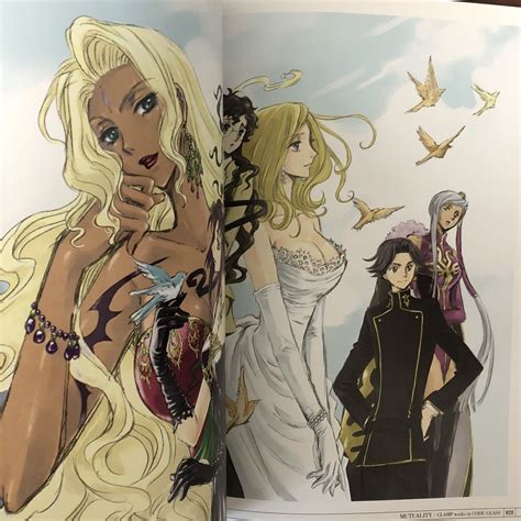 Mutuality Clamp Works In Code Geass Art Book Illustration Anime Ebay