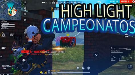 Melhor Suporte Em Campeonatos Free Fire Highlights Em Campeonato