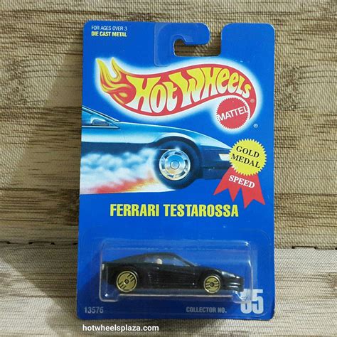 Hot Wheels Ferrari Testarossa Hw Uh Gold Medal Speed Collector No