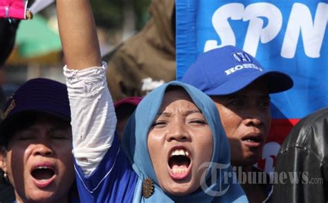 Besok Ribu Buruh Jakarta Pemanasan Aksi Mogok Nasional Tribunnews