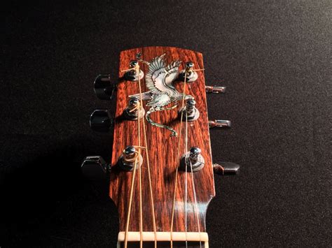 Larrivee Custom Eagle Cutaway Acoustic Guitar With Hand Made Mother Of