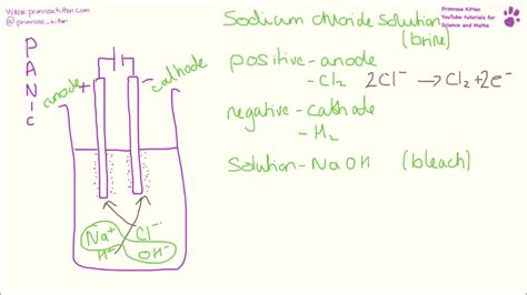 Electrolysis Of Sodium Chloride Diagram