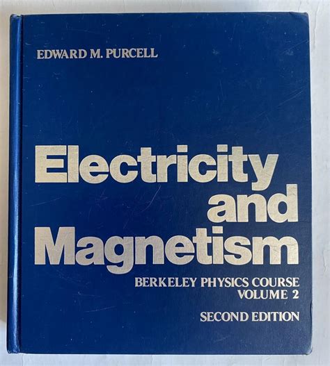 Edward Purcell Electricity And Magnetism Nd Edt Mcgraw Hill Aukro