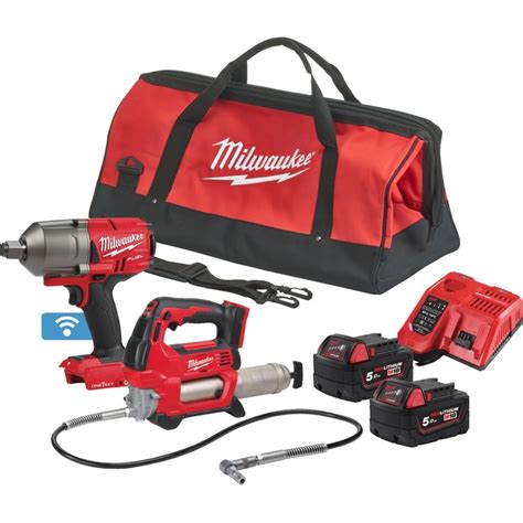 Zestaw narzędzi akumulatorowych PowerPack Milwaukee M18 ONEPP2Q 502B