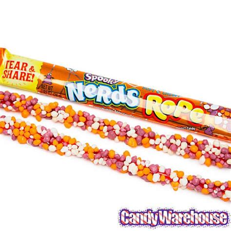 Halloween Nerds Rope Candy Packs: 24-Piece Box | Candy Warehouse