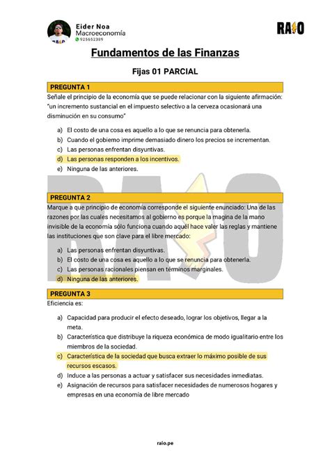 Funda Fi Fijas 1 EA Marcados Page 0001 Fundamentos De Las Finanzas