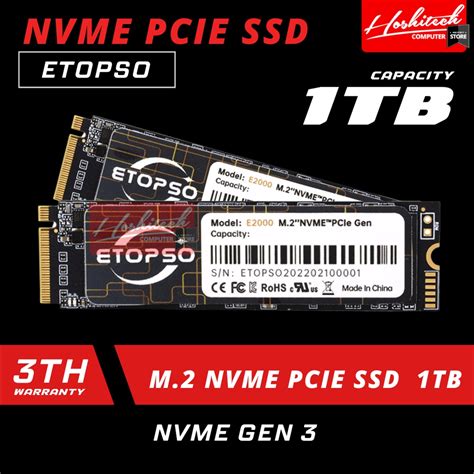 Jual SSD NVME 1TB ETOPSO SSD PCIE Shopee Indonesia